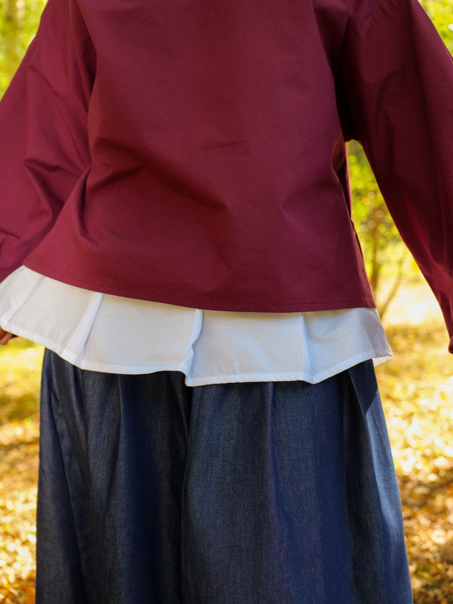 Jupette a nouer | Layering
