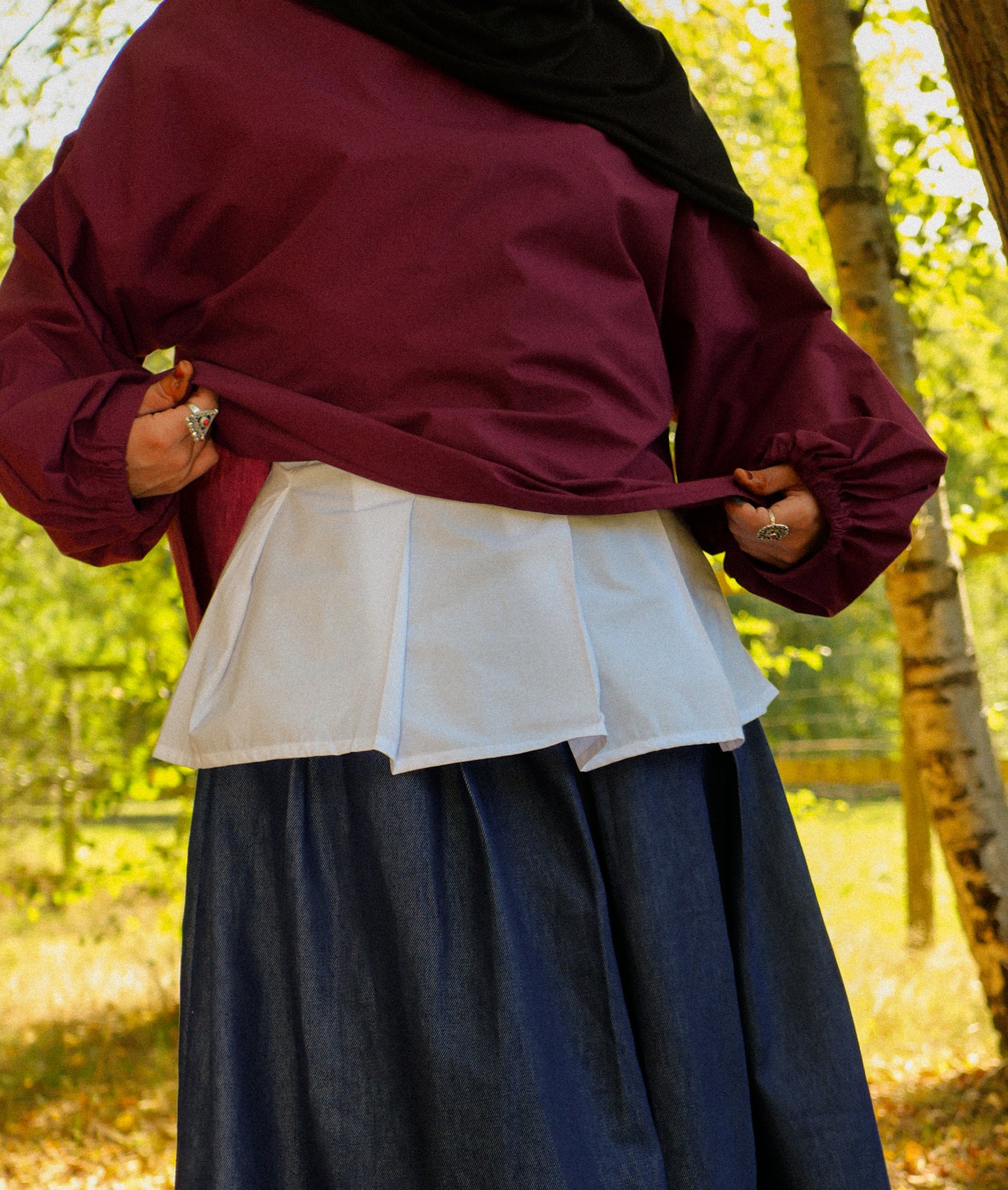 Jupette a nouer | Layering